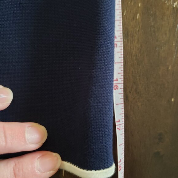 Tory Burch navy and cream mini skirt - Picture 6 of 7